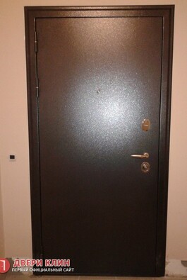 Металлическая дверь с антивандальным порошковым покрытием