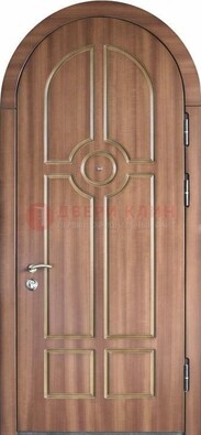 Арочная дверь с отделкой массивом ДА-35 в Вологде