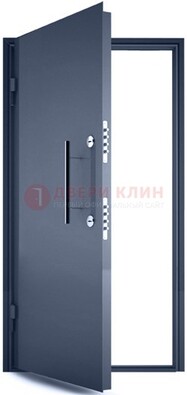 Черная металлическая бронированная дверь ДБ-1 в Подольске