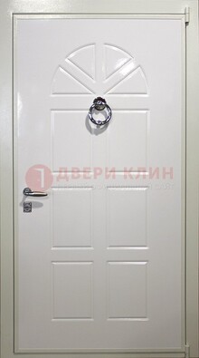 Белая входная дверь с МДФ ДМ-30 в квартиру в Подольске
