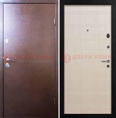 Входная дверь с порошковым покрытием и терморазрывом МДФ ДП-210 в Подольске