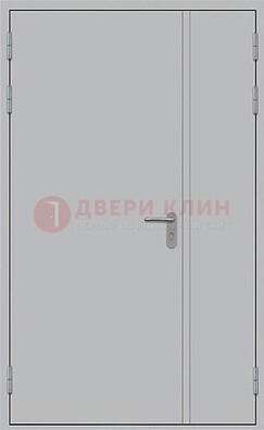 Белая противопожарная двупольная дверь ДПМ-02/30 в Подольске