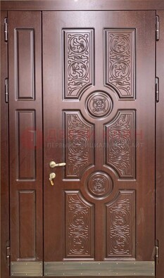 Парадная металлическая дверь с узором ДПР-74 в Подольске
