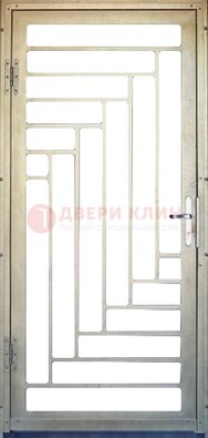 Железная решетчатая дверь с узором ДР-41 в Подольске