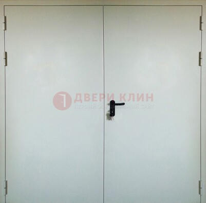 Белая металлическая техническая дверь ДТ-8 в Подольске