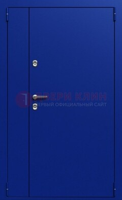 Синяя тамбурная дверь ДТМ-23 в Подольске