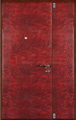 Красная тамбурная дверь ДТМ-33 в Подольске