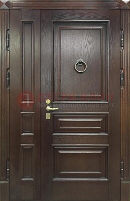Полуторная металлическая дверь с виноритом ДВТ-253 в Подольске