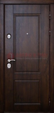 Темная железная дверь с виноритом ДВТ-4 в Подольске