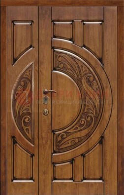 Коричневая входная дверь с виноритом ДВТ-5 в Подольске